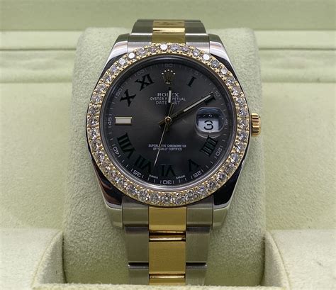 41mm diamond bezel rolex|rolex datejust 41 with diamonds.